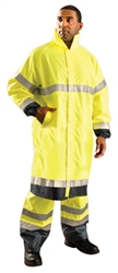 LUX-TJRE - OccuNomix Premium Breathable Hi-Viz Long Jacket