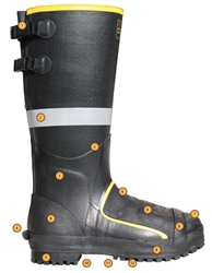 MB816B - Tingley 16" Black Metatarsal Boot