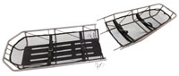 MIL-0452-W - Junkin Safety Military Type III S.S. Break-Apart Basket Stretcher Without Leg Divider