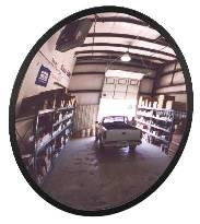 P-120 - Brossard 12" Acrylic Lens/Hardboard Back Mirror