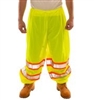 P70032 - Tingley Fluorescent Yellow-Green Elastic Waist Pants