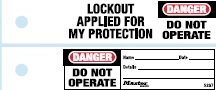S297 - Master Lock Maintenance Tags