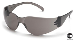 S4120ST - Pyramex Intruder Gray Anti-Fog Lens Safety Glasses