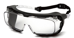 S9910STMRG - Pyramex Cappture Clear Anti-Fog OTG Glasses