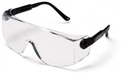 SB1010S - Pyramex Defiant Black Frame Clear Lens Glasses