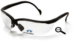 SB1810R20 - Pyramex V2 Clear +2.0 Lens Glasses