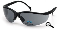 SB1820R15 - Pyramex V2 Readers Gray +1.5 Lens Glasses