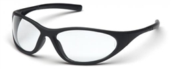 SB3310E - Pyramex Zone II Black Frame Clear Lens Glasses