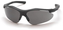 SB3720D - Pyramex Fortress Black Frame Gray Lens Glasses