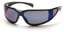 SB5175DT - Pyramex Exeter Blue Mirror Anti-Fog Lens Glasses