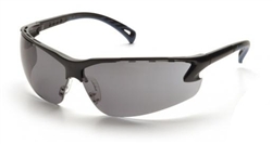 SB5720D - Pyramex Venture 3 Black Frame Gray Lens Glasses