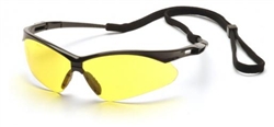 SB6330SP - Pyramex PMXtreme Amber Lens Glasses with Cord