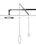 SE-236 - Speakman Concealed Ceiling Mount, Horizontal Supply w/ Stay Open Ball Valve w/ On-Off Pull Chains w/ Rings