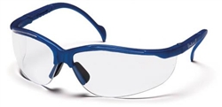 SMB1810S - Pyramex Venture II Metallic Blue Frame Clear Lens Glasses
