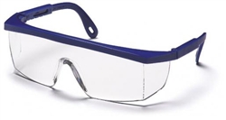 SN410S - Pyramex Integra Blue Frame Clear Lens Glasses