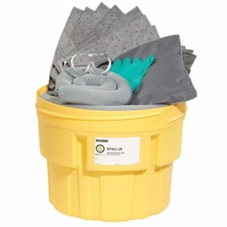 SPKU-20 - SpillTech Universal 20-Gallon OverPack Salvage Drum Spill Kit