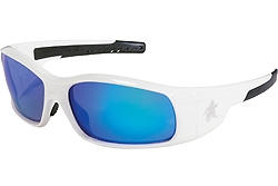 SR128B - MCR Safety Swagger Blue Diamond Mirror Lens Glasses