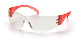 SR4110S - Pyramex Intruder Red Temple Safety Glasses