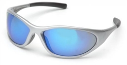 SS3365E - Pyramex Zone II Ice Blue Mirror Lens Glasses