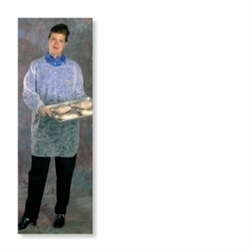 USK-065 - PIP White .65oz SBP Pullover Poultry Smock