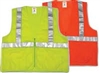V70632 - Tingley Fluorescent Yellow-Green Vest with Zipper Closure and 4 Pockets
