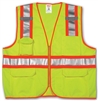 V73852 - Tingley Class 2 Lime Surveyor Style High Visibility Vest