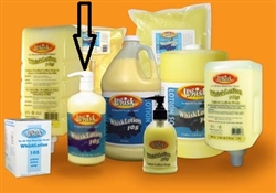 WL-105-32-4 - Whisk Yellow WhiskLotion Soap 32oz Pump Bottle