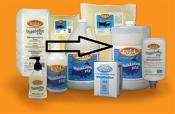 WL-115-FT-4 - Whisk White WhiskLotion Soap 1 Gallon Flat Top Bottle