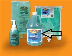 WL-150-SN-4 - Whisk Blue Foam WhiskLotion Soap 1 Gallon Short Neck Bottle