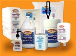 WL-175-FT-4 - Whisk White WhiskLotion Shower Soap 1 Gallon Flat Top Bottle