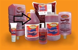 WP-240-SN-4 - Whisk Red Soap with Pumice 1 Gallon Short Neck Bottle
