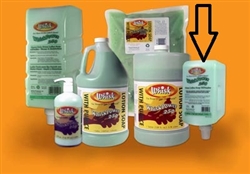 WP-250-K-6 - Whisk Green Lotion Soap with Pumice 1.75 Liter Kwik Klick Bottle