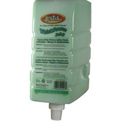 WP-250-M- Whisk Green Lotion Soap with Pumice 4 Liter Bottle