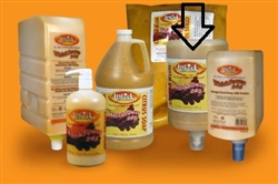 WP-265-FT-4 - Whisk Orange Lotion Soap with Pumice 1 Gallon Flat Top Bottle
