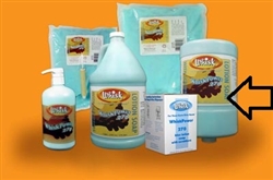 WP-270-FT-4 - Whisk Blue Lotion Soap with Natural Scrubbers 1 Gallon Flat Top Bottle